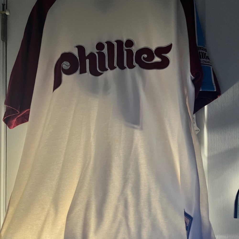 White Phillies XXL Shirt jersey